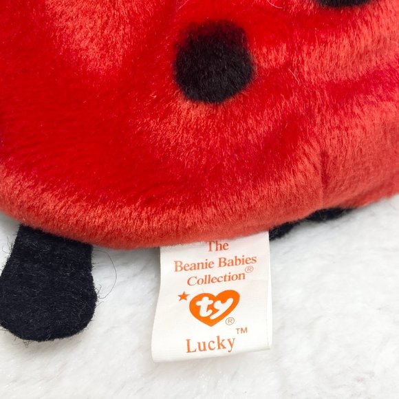 Ty Beanie Baby Lucky the Ladybug Plush Toy - Picture 6 of 7